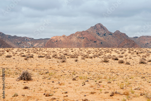 mountains in desert