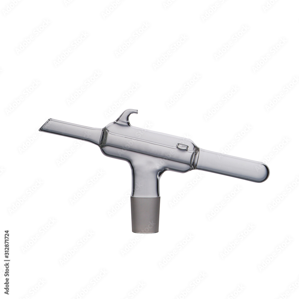 lab or Empty Adapter for chemistry laboratory isolated on a white background. lab or Empty Adapter for chemistry laboratory isolated on a white background.
