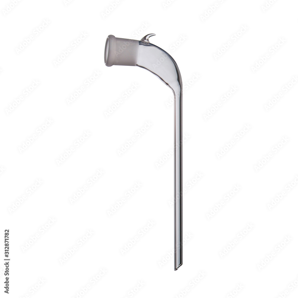 lab or Empty Adapter for chemistry laboratory isolated on a white background.