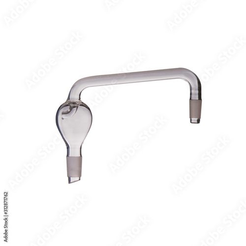 lab or Empty Adapter for chemistry laboratory isolated on a white background.