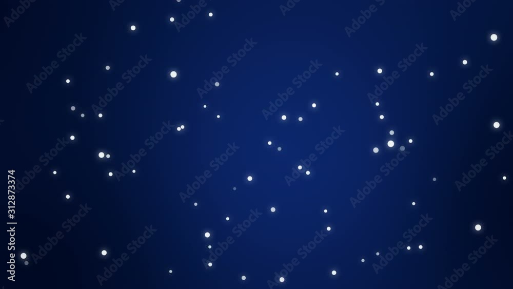 Graphic animation of dark blue night sky with flickering white stars. Graphic animation of dark blue night sky with flickering white stars.