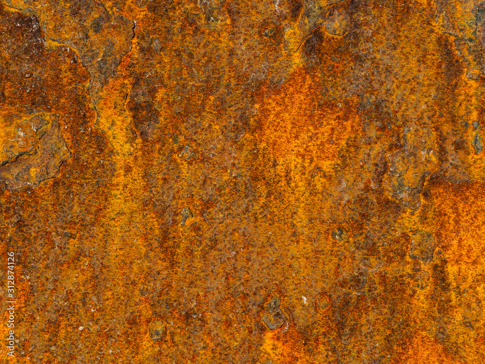 The texture of rust on metal. Texture and background The texture of rust on metal. Texture and background