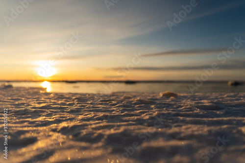 Sun Rise over the Bering Sea