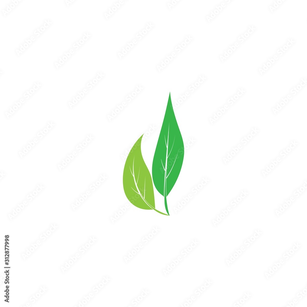 Vegan icon Vector Illustration design Logo