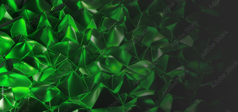 GREEN ABSTRACT FUTURISTIC BACKGROUND 3D ILLUSTRATION WALLPAPER, COPY SPACE FOR TEXT AND LOGO GREEN ABSTRACT FUTURISTIC BACKGROUND 3D ILLUSTRATION WALLPAPER, COPY SPACE FOR TEXT AND LOGO
