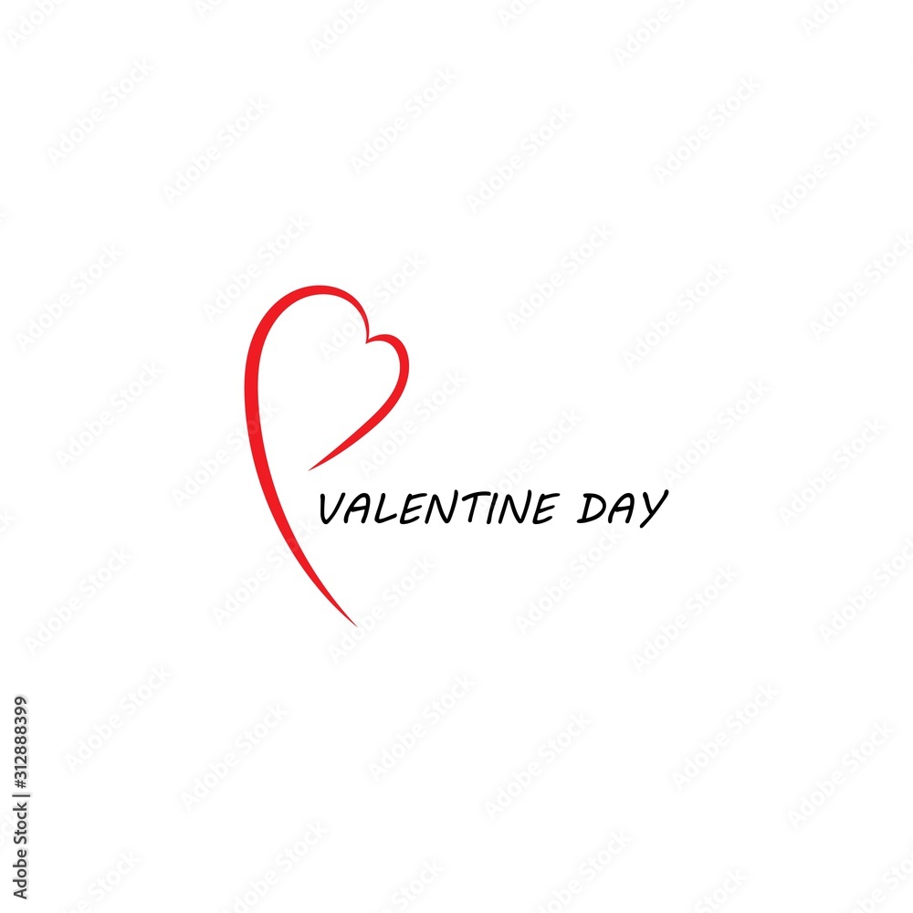 Love Logo Vector icon illustration design Template Love Logo Vector icon illustration design Template