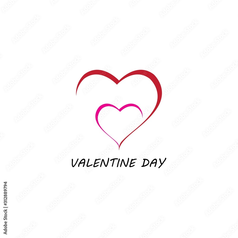 Love Logo Vector icon illustration design Template Love Logo Vector icon illustration design Template