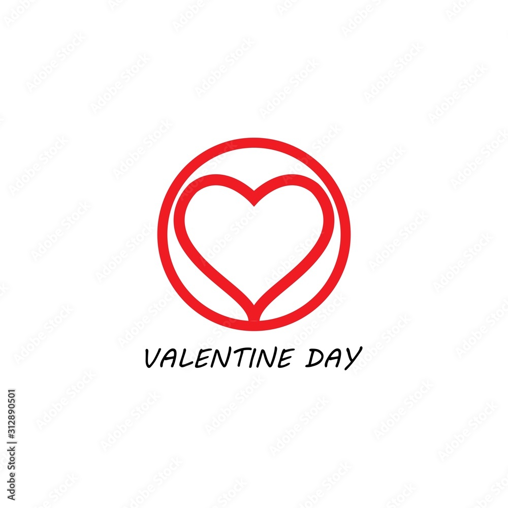 Love Logo Vector icon illustration design Template Love Logo Vector icon illustration design Template