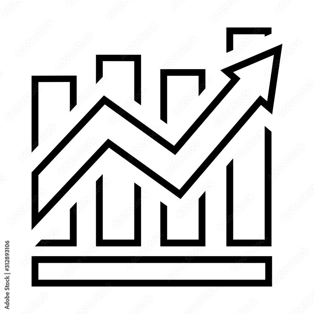 Data analysis vector icon. analytics illustration sign. statistic symbol.