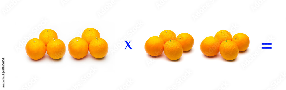 Sencillos problemas matemáticos de multiplicar con naranjas Sencillos problemas matemáticos de multiplicar con naranjas