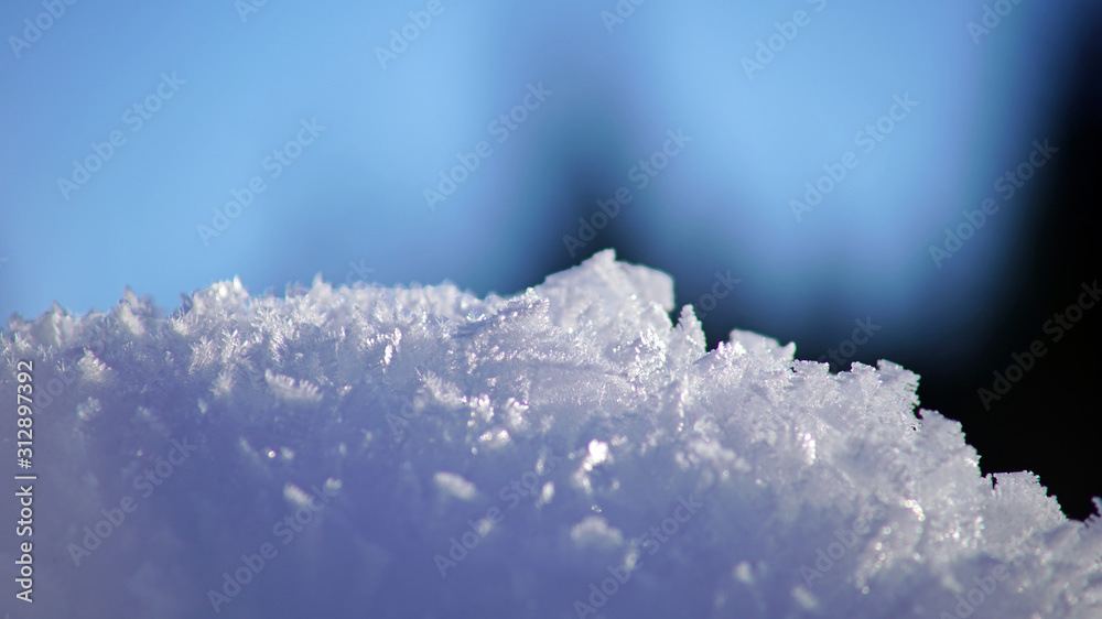 beautiful winter landscape with snow and hoar frost on a sunny day beautiful winter landscape with snow and hoar frost on a sunny day