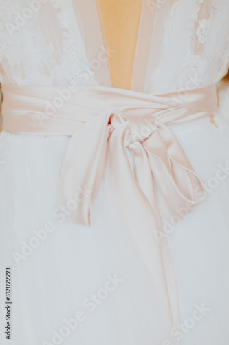 Dos de la robe de la mariée