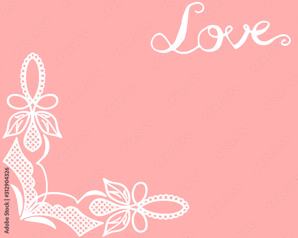 vector graphics with Valentine's day