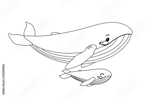 vector line cartoon animal clipart