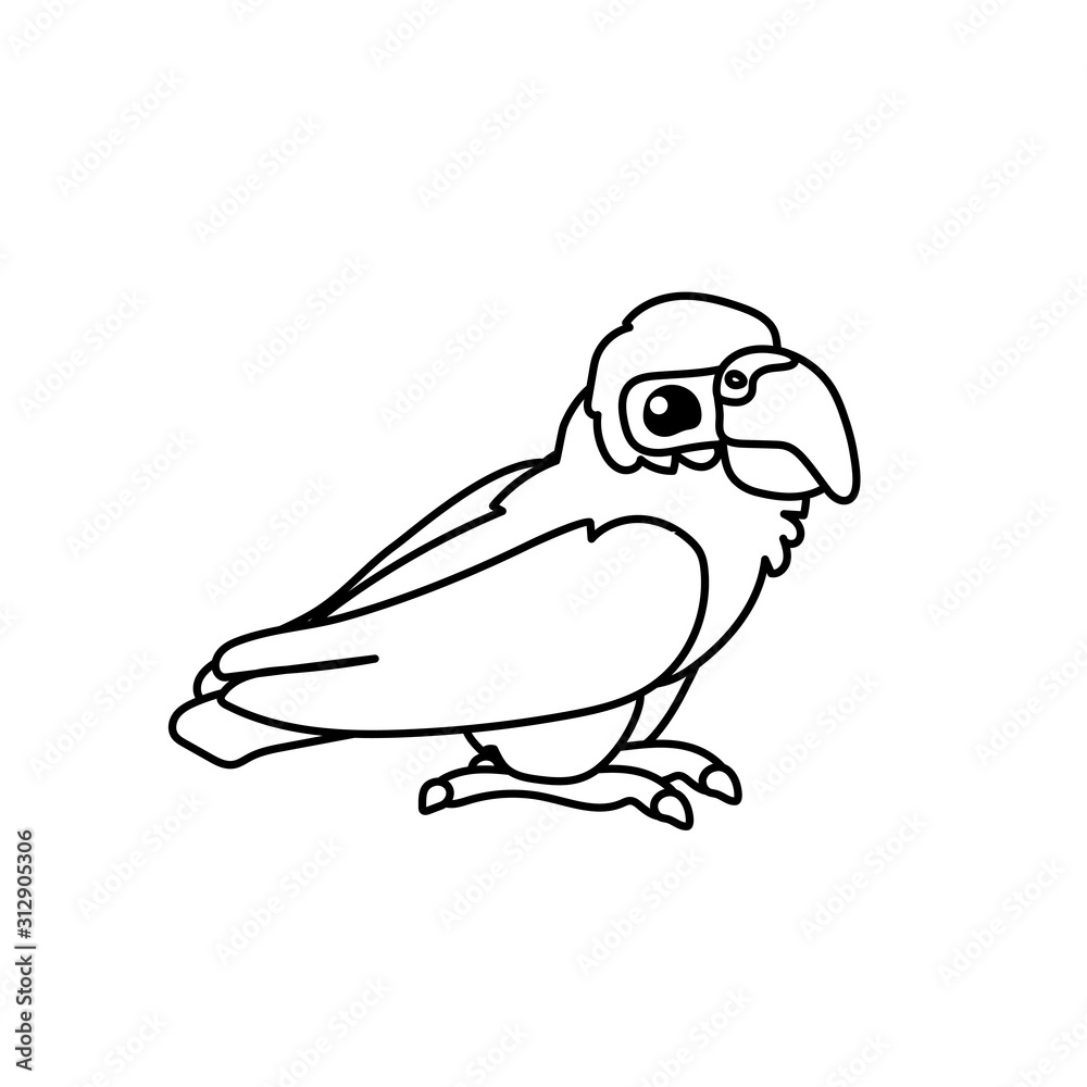 vector line cartoon animal clip art vector line cartoon animal clip art