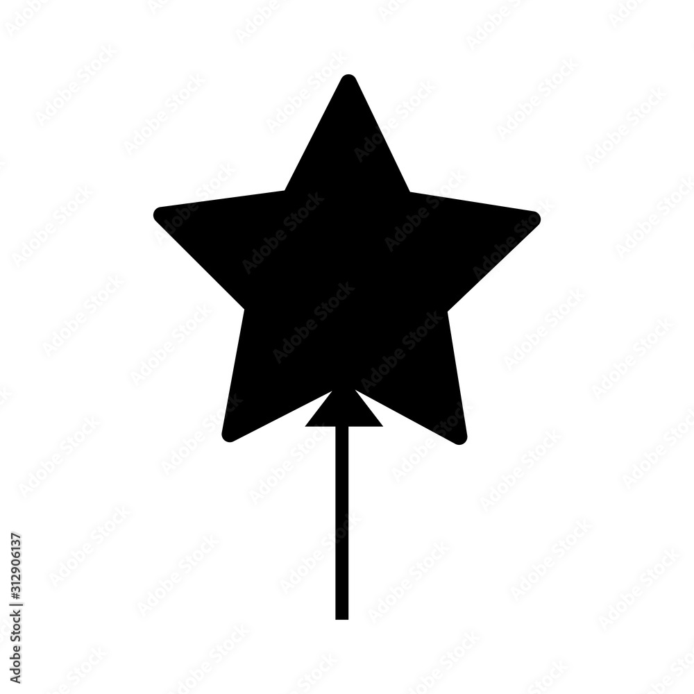 Balloon icon vector in white background Balloon icon vector in white background