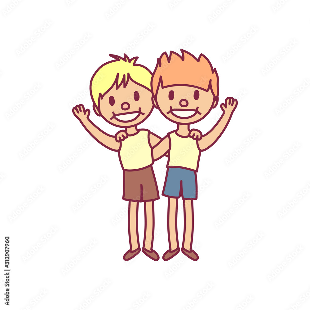 vector cute cartoon kids, child vector cute cartoon kids, child