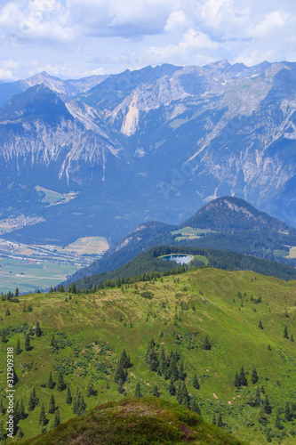 Beautiful view from the mountain 