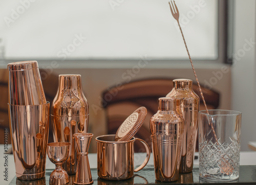 A Professional Bartender Mixology Set