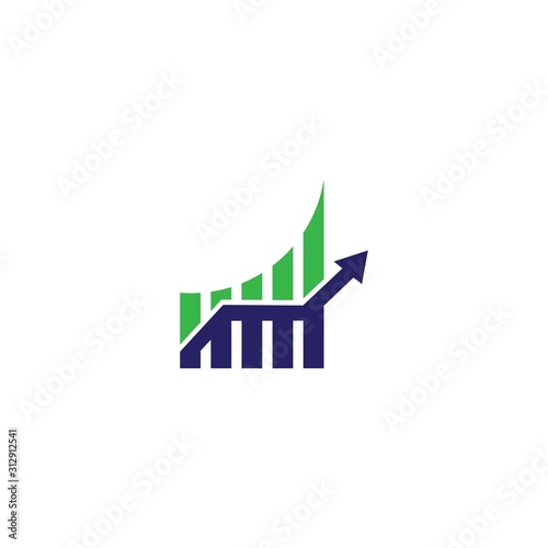 Finance logo template vector icon design