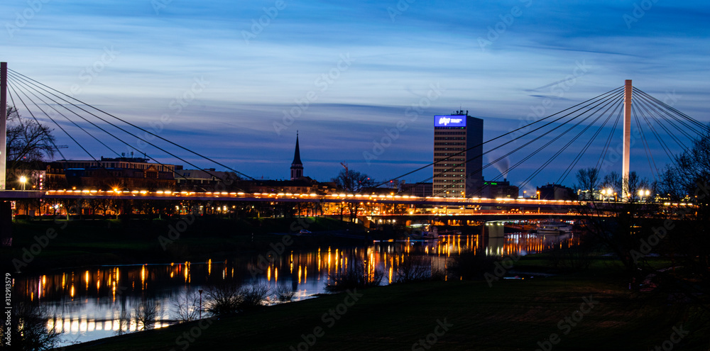 Obraz premium Stadlichter Mannheims