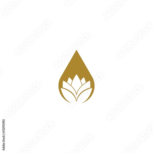 Lotus logo template icon design