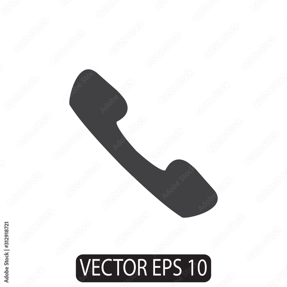 Phone Icon, Vector for Web, Flat Design Phone Icon, Vector for Web, Flat Design