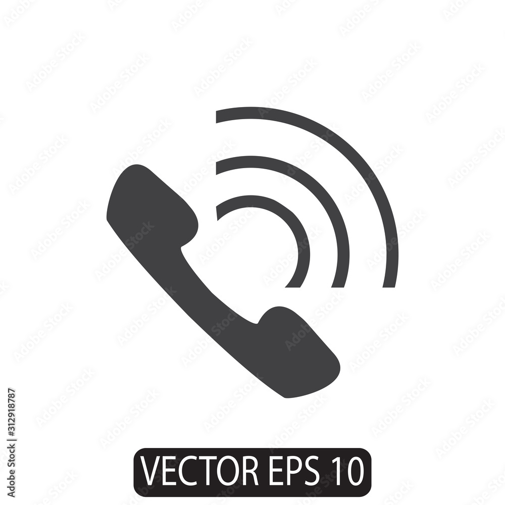 Phone Icon, Vector for Web, Flat Design Phone Icon, Vector for Web, Flat Design