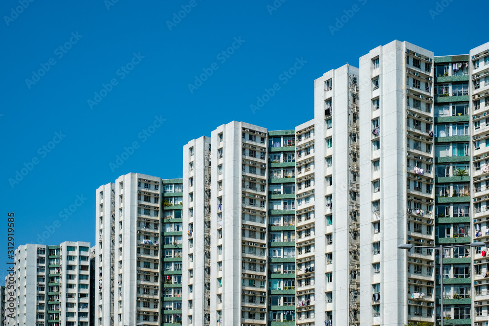 building facade, high rise residential real estate 