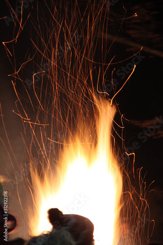 Descente au flambeau