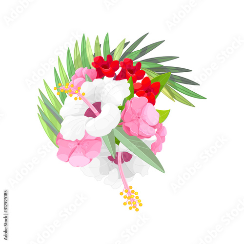 vector tropical pattern clip art