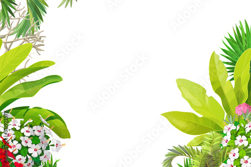 vector cartoon Sea border background