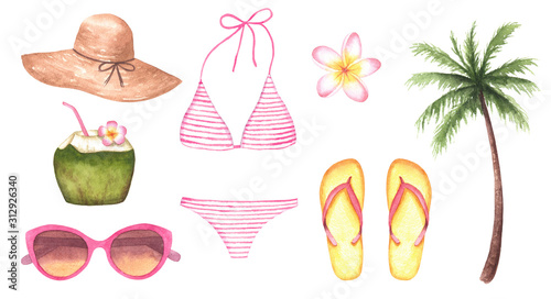 Set of Beach Accessories