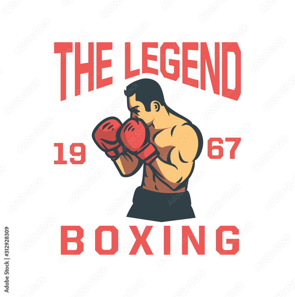 t shirt design vector boxing man do defense vintage retro style illustration t shirt design vector boxing man do defense vintage retro style illustration