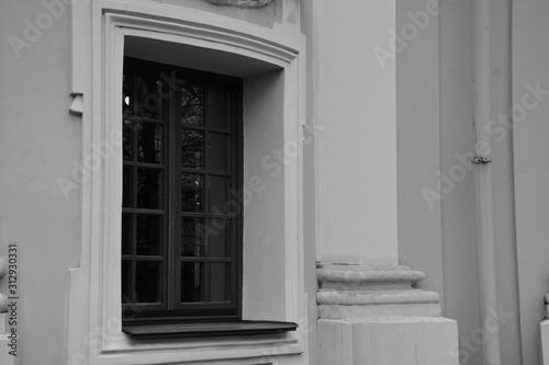 old window on a medieval building