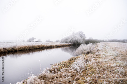 river in winter