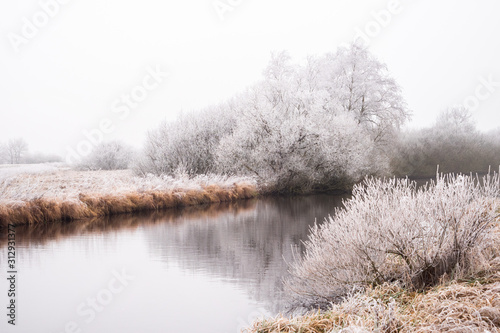 river in winter