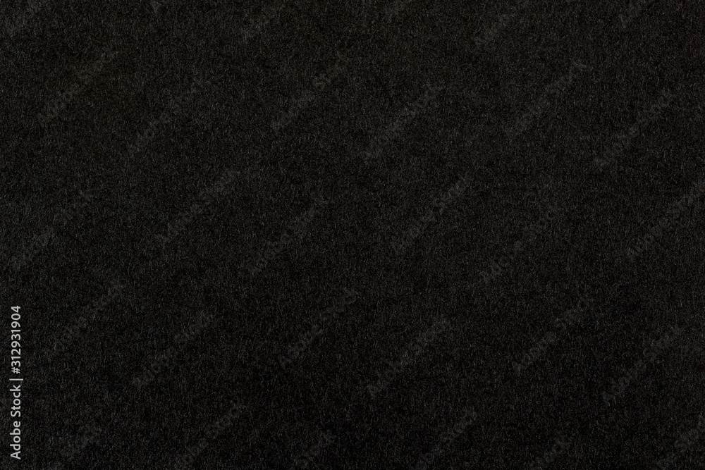 Black sketchbook paper texture. Blank black paper close-up. Stock Photo