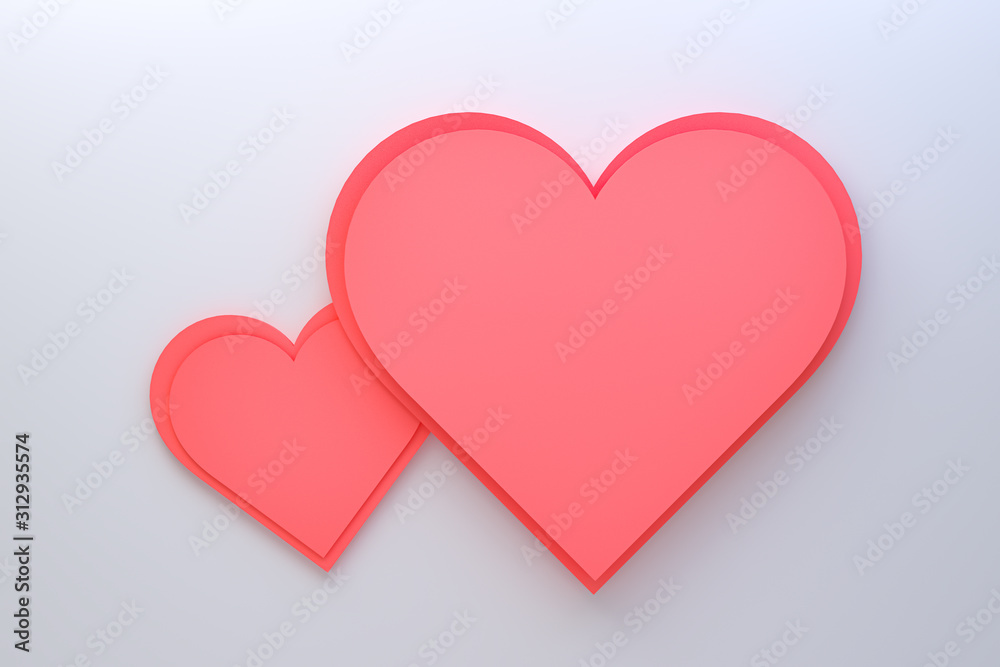 3d rendering greeting card design, red hearts with lettering postcard. Background of love for Happy Valentine's Day or love mom greeting card design. 3d rendering greeting card design, red hearts with lettering postcard. Background of love for Happy Valentine's Day or love mom greeting card design.