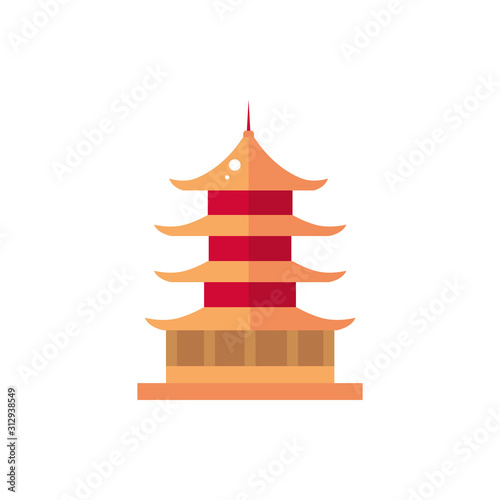 chinese pagoda architecture culture traditional japan icon