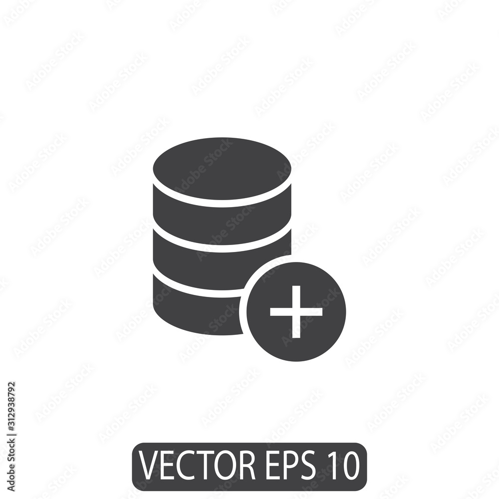 Database icon . Vector illustration Design Template Database icon . Vector illustration Design Template
