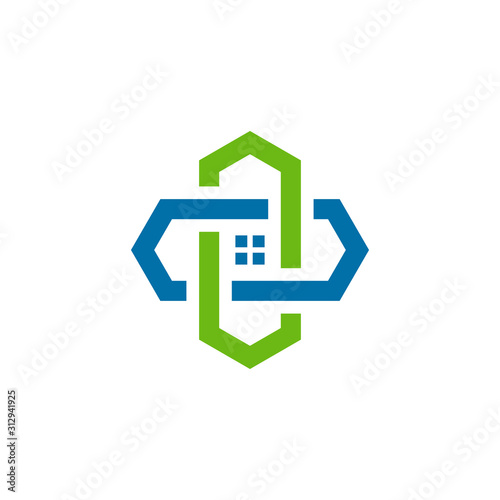 Free Download  real estate home elegant logo design  - GFXLoad