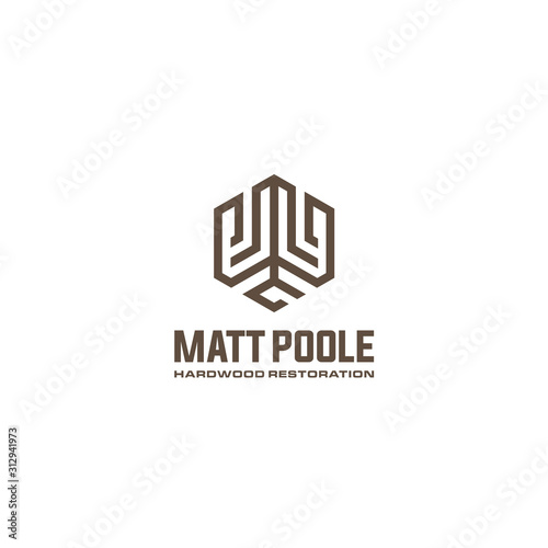 Free Download polygon style contruction logo design  - GFXLoad