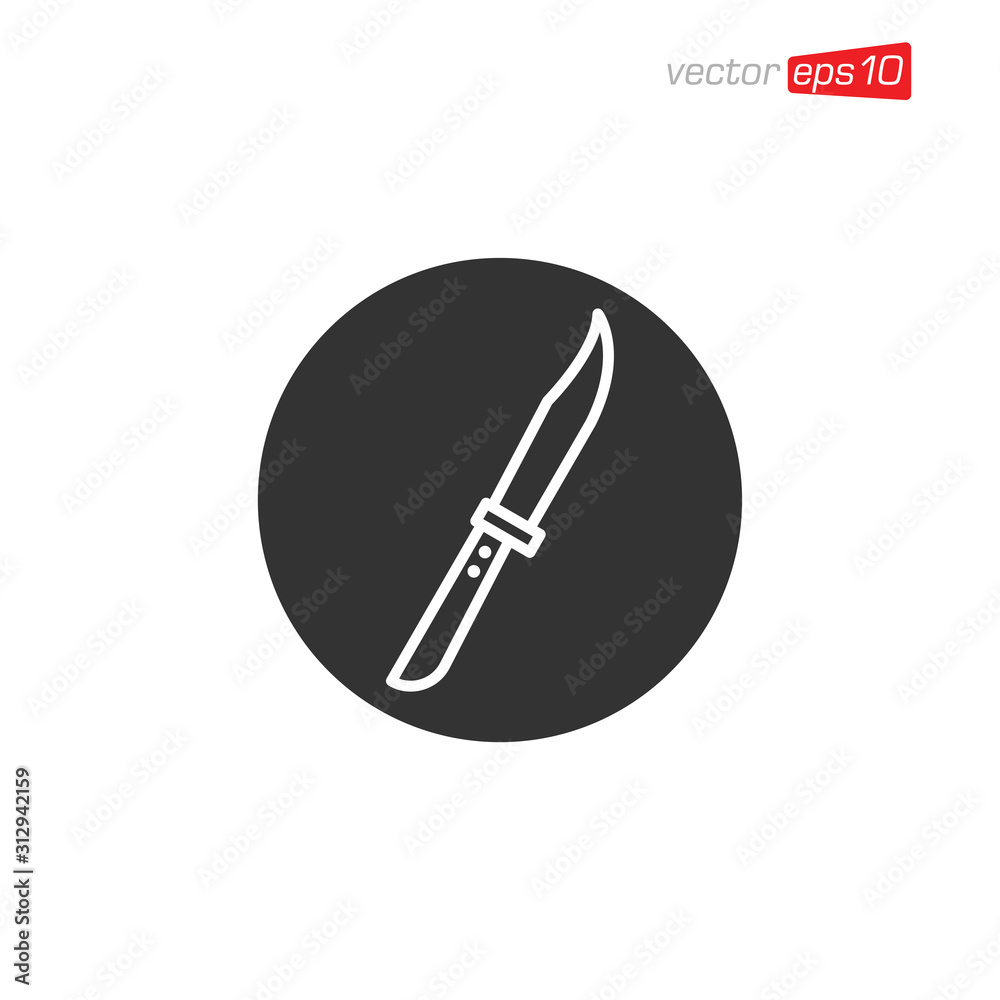 Knife Icon Design Vector Illustration Knife Icon Design Vector Illustration