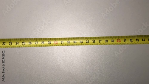 measuring with meter rule tool