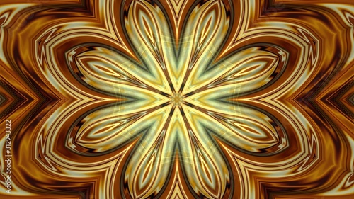 Kaleidoscope Mandala Art Design Abstract Background