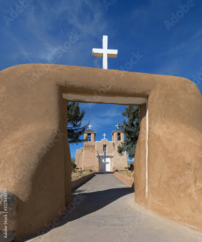 San Francisco de Asis Mission Church of Ranchos de Taos in New Mexico photo