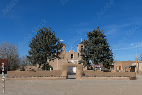 San Francisco de Asis Mission Church of Ranchos de Taos in New Mexico photo