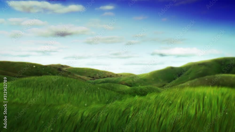Idyllic landscape with mountains. Loopable. Warm colors. Nature background. More options in my portfolio Idyllic landscape with mountains. Loopable. Warm colors. Nature background. More options in my portfolio