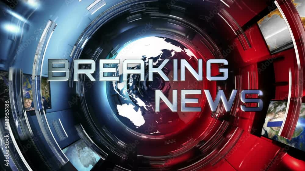 Broadcasting titles. News, weather, world. Red. 3 videos in 1 file. News presentation, three different themes. English version. More languages available in my portfolio.